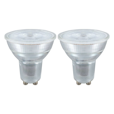 Crompton Lamps LED GU10 Bulbs 4.5W (2 Pack) Warm White 35° (50W Eqv) - 4870