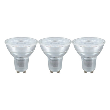 Crompton Lamps LED GU10 Bulbs 4.5W (3 Pack) Warm White 35° (50W Eqv) - 4870