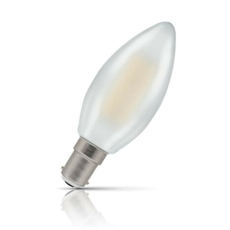 Crompton Candle LED Light Bulb Dimmable B15 5W (40W Eqv) Warm White Pearl - 7185