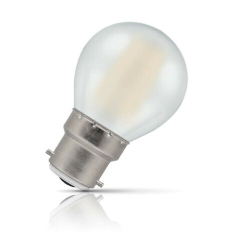 Crompton Golfball LED Light Bulb Dimmable B22 5W (40W Eqv) Warm White Pearl - 7253