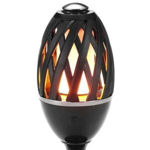 Phoebe LED Flame Light Garden Spike Atmosphere Black - 9684