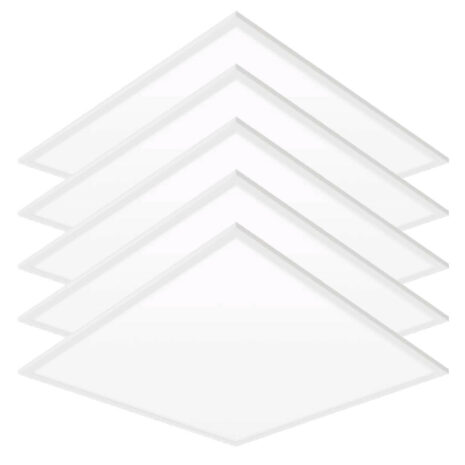 Phoebe LED Low Glare Ceiling Panel 36W 600x600 Warm White (5 Pack) - 12271