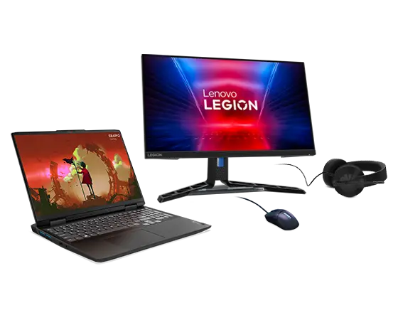CASUALUK2 Lenovo IdeaPad Gaming 3 16ARH7 R7 16G 1T NOS + Legion Y25-30 + Legion M300s + Legion H200 AMD Ryzen™ 7 6800H Processor (3.20 GHz up to 4.70 GHz)/No Operating System/1 TB SSD