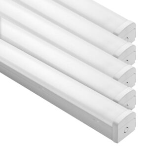 Phoebe LED Batten 5ft 30W Tri-Colour CCT Oracle Diffused White 5-Pack - 14374