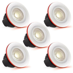 Phoebe LED SPECTRUM Downlight 10W Tuneable White + RGB Wifi 5-Pack - 9417b