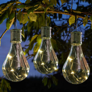 Smart Solar LED Firefly Effect EUREKA! Light Bulbs 6-Pack Warm White Clear - 1080920