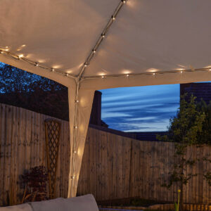 Smart Solar LED 3m x 3m Gazebo String Light 140 Lights Warm White Multi-Function - 1060003