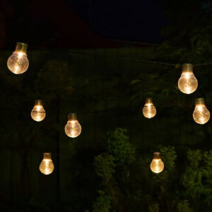 Smart Solar LED 10m String Light Set of 20 Lights Warm White Clear - 1060001