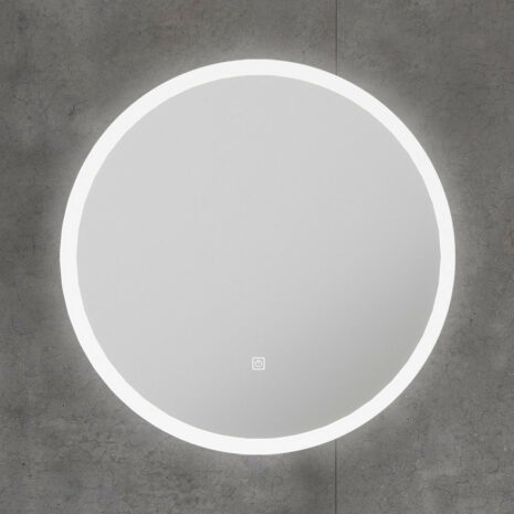 NxtGen Oregon LED 600mm Round Illuminated Bathroom Mirror with Demist Pad - 7462