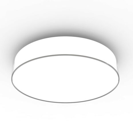 NxtGen Texas LED Flush Ceiling Light 17W Cool White Opal and White - 7475
