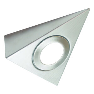 NxtGen Florida Triangle LED Under Cabinet Light 2.6W Cool White 100° Brushed Nickel - 7488