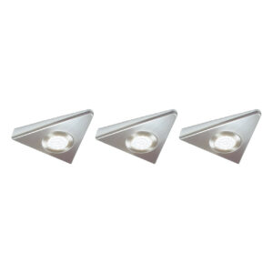 NxtGen Georgia Premium LED Under Cabinet Light 1.8W (3 Pack) Daylight 65° Brushed Nickel - 7497