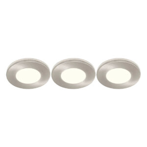 NxtGen Alabama Slim LED Under Cabinet Light 2W (3 Pack) Warm White Brushed Nickel - 7501