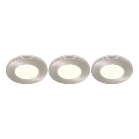 NxtGen Alabama Slim LED Under Cabinet Light 2W (3 Pack) Warm White Brushed Nickel - 7501