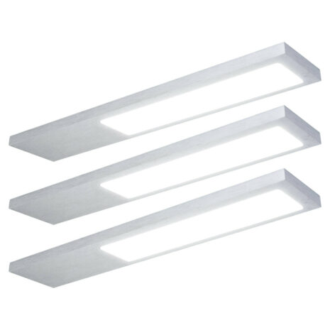 NxtGen Alabama Aluminium LED Under Cabinet Light 4W (3 Pack) Cool White - 7505