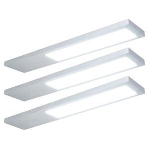 NxtGen Alabama Aluminium LED Under Cabinet Light 4W (3 Pack) Daylight - 7506