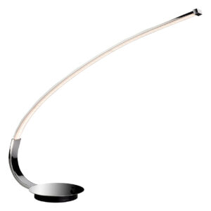 Firstlight Arco Modern Style LED Table Lamp 8.5W with On/Off Switch Chrome - 7640CH