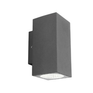 Firstlight Dino Modern Style LED Up and Down Up and Down Light 6W Cool White Graphite - 7677GP