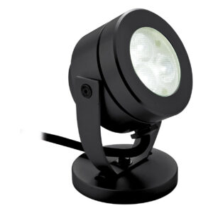 Firstlight Waterproof Modern Style LED Garden and Pond Spike Light 3W Daylight Black - 8241BK