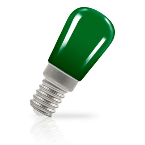 Crompton Pygmy LED Light Bulb E14 1.3W (15W Eqv) Green IP65 Coloured - 9080