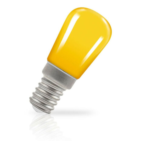 Crompton Pygmy LED Light Bulb E14 1.3W (15W Eqv) Yellow IP65 Coloured - 9103