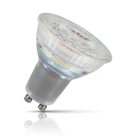 Crompton Lamps LED Dim To Warm GU10 Bulb 5.5W Dimmable Warm White (50W Eqv) - 9738