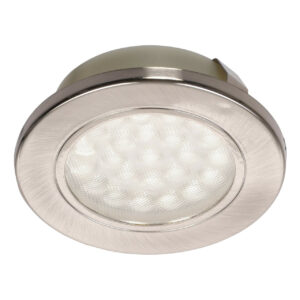 Culina Pozza LED Recessed Under Cabinet Light 1.5W Cool White Opal and Satin Nickel - CUL-21624