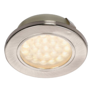 Culina Pozza LED Recessed Under Cabinet Light 1.5W Warm White Opal and Satin Nickel - CUL-25317