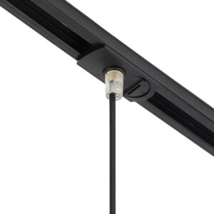 Culina TOR Track Pendant Adapter Single Circuit Track Black - CUL-33996-BLK