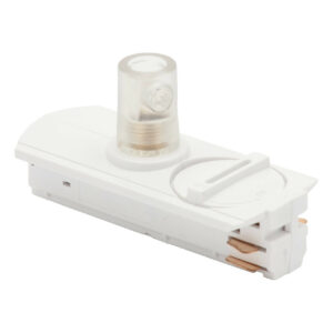 Culina TOR Track Pendant Adapter Single Circuit Track White - CUL-33996-WHT