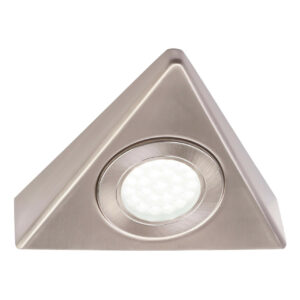 Culina Fonte LED Triangular Under Cabinet Light 1.5W Daylight Opal and Satin Nickel - CUL-25219