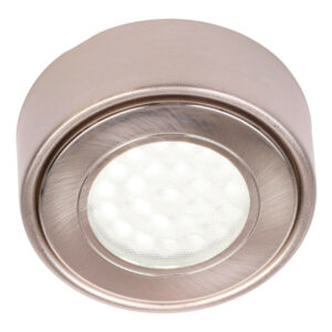 Culina Laghetto LED Round Under Cabinet Light 1.5W Daylight Opal and Satin Nickel - CUL-25218