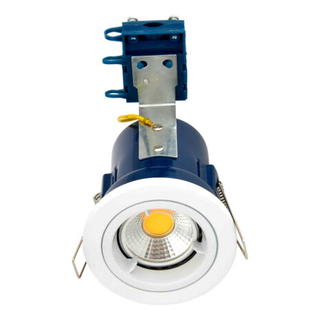Electralite Yate Fire Rated Downlight IP20 White - ELA-27465-WHT