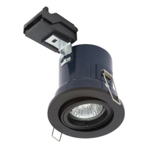 Electralite Yate Tiltable Fire Rated Downlight IP20 Matt Black - ELA-27466-MBLK