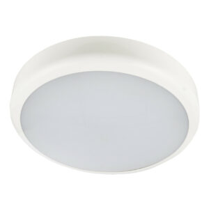 Electralite Hale LED Sensor Bulkhead 14W Cool White Opal and White - ELA-28102-OPL