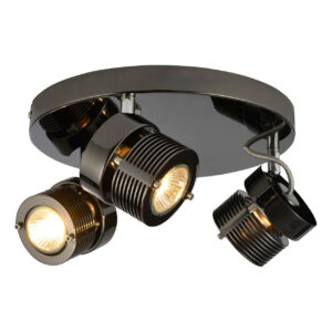 Inlight Pedro 3-Light Ceiling Spotlight Black Chrome - INL-28203-BCHR