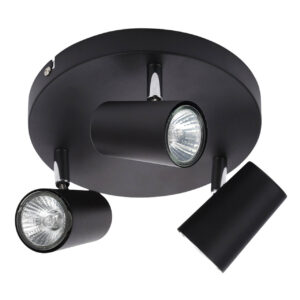 Inlight Harvey 3-Light Ceiling Spotlight Black - INL-31776-BLK