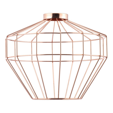 Inlight Castor Diamond Wire 263mm Easyfit Lamp Shade Antique Copper - INL-33140-ACOP