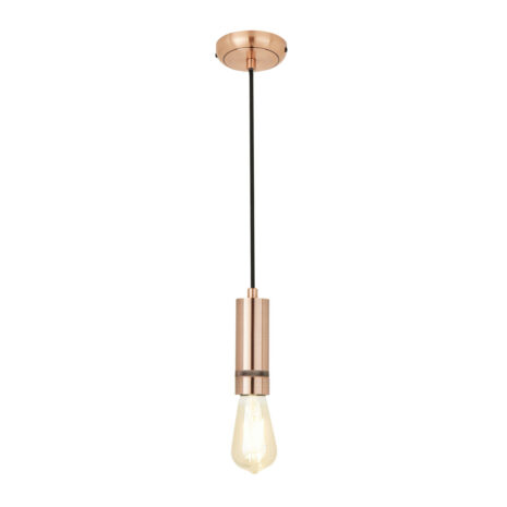 Inlight Rimini E27 Pendant Cord Set Brushed Copper - INL-37894-BCOP