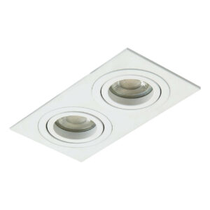 Inlight Pasto Double Adjustable Downlight White - INL-38618-WHT