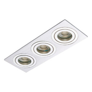 Inlight Pasto Triple Adjustable Downlight Polished Silver - INL-38619-POLSIL