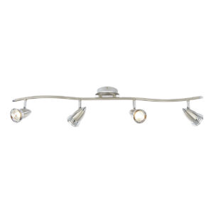 Inlight Elara 4-Light Light Bar Spotlight Satin Nickel/Chrome - INL-598410-SNIC