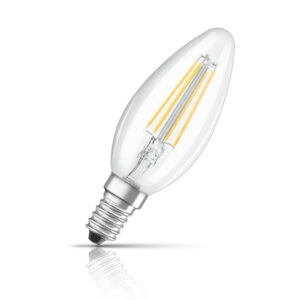 Ledvance Candle LED Light Bulb Dimmable E14 4.8W (40W Eqv) Warm White - AC32336