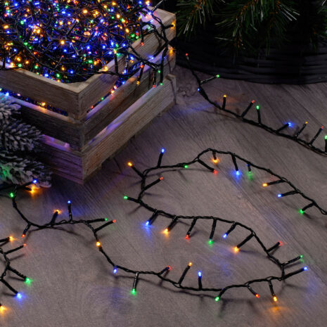 Festive LED String Light 24.9m 24W Multi-Coloured 1000 Sparkle Light - P011312