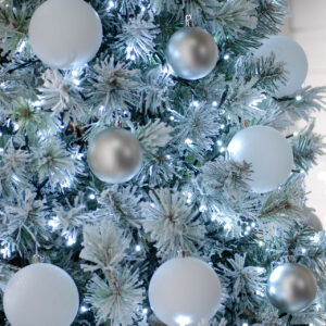 Festive Indoor & Outdoor 9ft Christmas Tree Sparkle Lights 2000 White LEDs - P011321