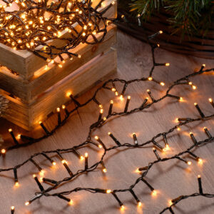 Festive LED String Light 15.5m 14.4W Warm White 600 Firefly - P036126