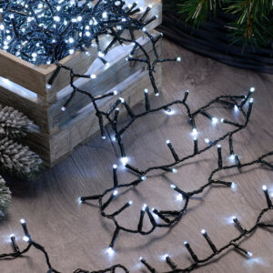 Festive LED String Light 15.5m 14.4W White 600 Firefly - P036138