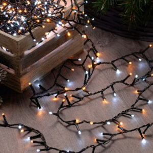 Festive LED String Light 15.5m 14.4W White & Warm White 600 Firefly - P036975