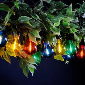 Festive LED Filament Connectable Outdoor Festoon Light Multi-Coloured Clear - P043935