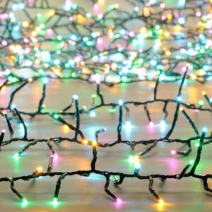 Festive Indoor & Outdoor 14.5m  Multifunction Cluster Lights 1000 Aurora LEDs - P044638